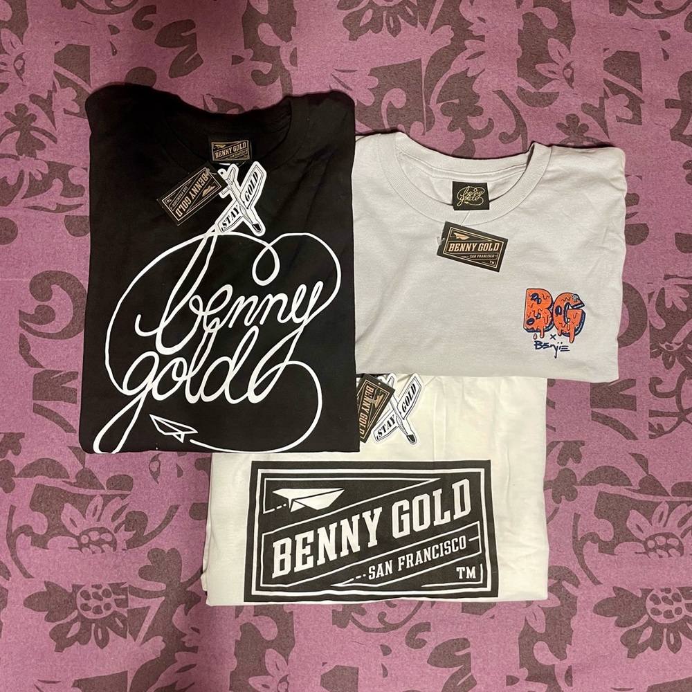 Men’s Benny Gold Tee Shirts